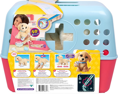 LITTLE LIVE PETS PIESEK PIES WETERYNARZ INTERAKTYWNA MASKOTKA 50 DŹWIĘKÓW