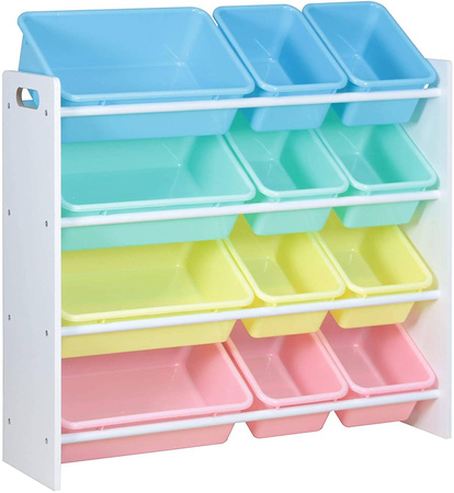 DUŻY REGAŁ ORGANIZER POJEMNIKI NA ZABAWKI DZIECI