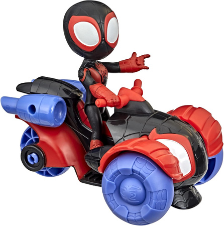MARVEL SPIDEY I SUPER-KUMPLE FIGURKA MILES MORALES Z POJAZDEM TECHNO RACER