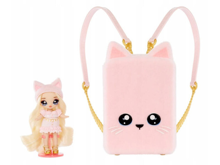 Minilalka Na! Na! Na! Surprise MGA Plecak + Lalka Parisian Kitty Zestaw