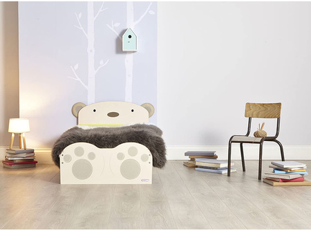 MIŚ MISIE ŁÓŻKO ŁÓŻECZK DREWNIANE SZUFLADY DZIECI