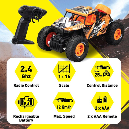 EXOST TURBO RUSH POJAZD AUTO TERENOWE AKUMULATOR ZDALNIE STEROWANE 20675