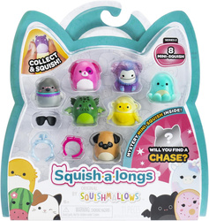SQUISHMALLOWS figurki SQUISH A LONGS zestaw MiniSquish 8 figurek seria 2