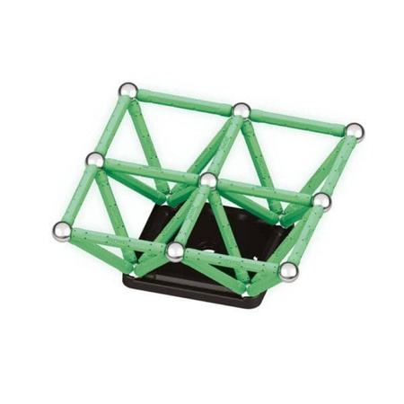 KLOCKI MAGNETYCZNE GEOMAG GLOW, ŚWIECĄCE W CIEMNOŚCI, 60 ELEMENTÓW 338