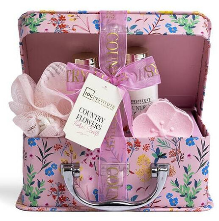 IDC ZESTAW PREZENTOWY KOSMETYKÓW ŚWIĘTA KUFEREK CIAŁA I KĄPIELI SPA