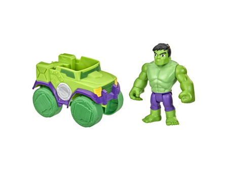 MARVEL SPIDEY I SUPER-KUMPLE FIGURKA HULK 10 CM Z POJAZDEM SPIDERMAN