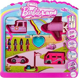MINI BARBIE LAND MINI LALECZKI BARBIE ZESTAW SAMOCHÓD SAMOLOT