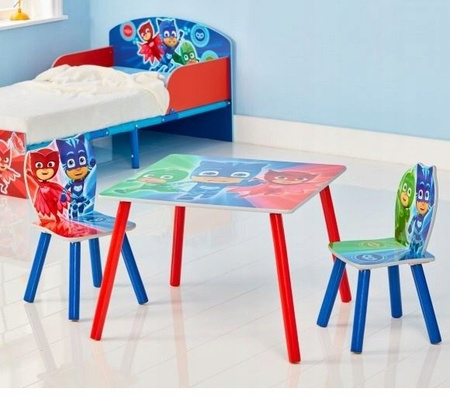 PIDŻAMERSI PJ MASKS STÓŁ STOLIK KRZESŁA