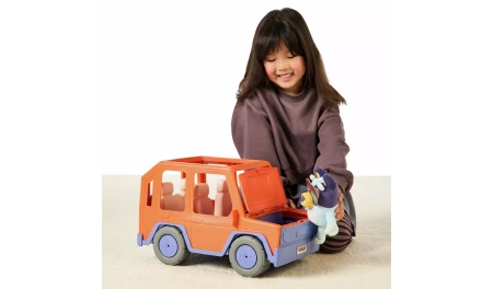 MOOSE TOYS Bluey Buddies Big Heeler 4WD Pojazd i Maskotka DUŻE AUTO