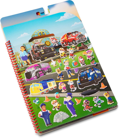 PSI PATROL Zabawki dla dzieci Naklejki WYPUKŁE PUFFY Melissa Wyklejanka