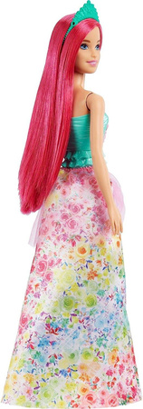 BARBIE DREAMTOPIA KSIĘŻNICZKA LALKA RÓŻOWE WŁOSY