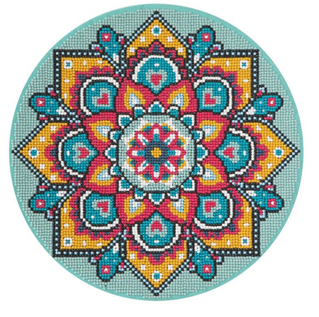 MOZAIKA DIAMENTOWA HAFT DIAMOND PAINTING MANDALA MALOWANIE DAIMENTAMI