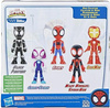 SPIDEY FIGURKI Superkumple 5 figurek Ghost Spider Black Panther Miles