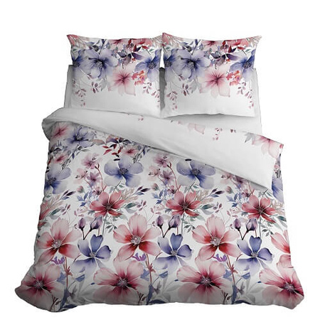 POŚCIEL KWIATY KWIATKI WZORY BAWEŁNIANA BAWEŁNA DO SYPIALNI 160X200