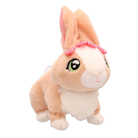 KRÓLICZEK INTERAKTYWNY BETSY KRÓLIK SKACZE MASKOTKA KOKARDA DŹWIĘKI