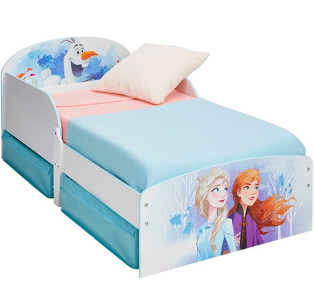 KRAINA LODU 2 Elsa Łóżko Łóżeczko dzieci Szuflady
