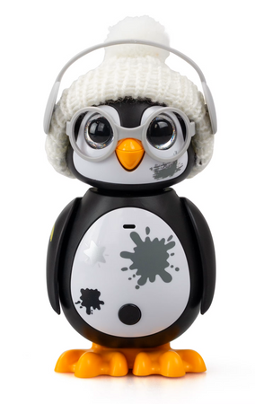 PINGWIN SILVERLIT Robot Interaktywny Pingwinek 10 REAKCJI CZARNY