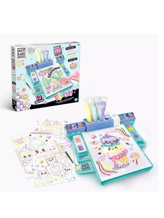 ART LAB CANAL TOYS Studio Fluffy ŻEL 3D ZESTAW KREATYWNY FARBY AKCESORIA