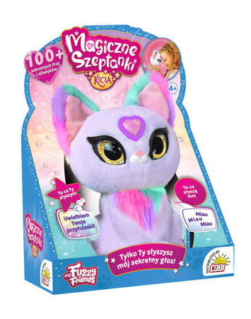 COBI MAGICZNE SZEPTANKI KOTEK INTERAKTYWNY FOLETOWY KICIA ZOEY MÓWI