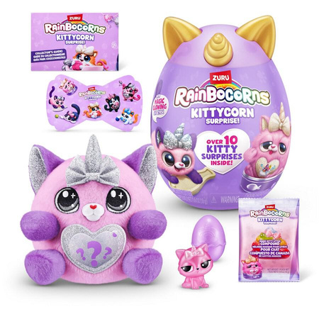 MASKOTKA RAINBOCORNS KITTYCORN SURPRISE PLUSZAK KOTEK Z NIESPODZIANKĄ
