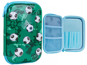 PIŁKA NOŻNA FOOTBALL PIÓRNIK SZKOLNY 3D DZIECI POP IT GRATIS