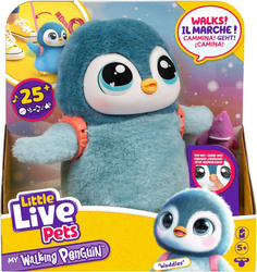 LITTLE LIVE PETS INTERAKTYWNY CHODZĄCY PINGWIN PINGWINEK WADDLES SMYCZ