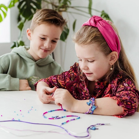 TOTUM STITCH ZESTAW KREATYWNY DO ROBIENIA BRANSOLETEK Z CHARMSAMI STICH