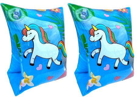 JEDNOROŻEC UNICORN RĘKAWKI MOTYLKI DMUCHANE BASEN