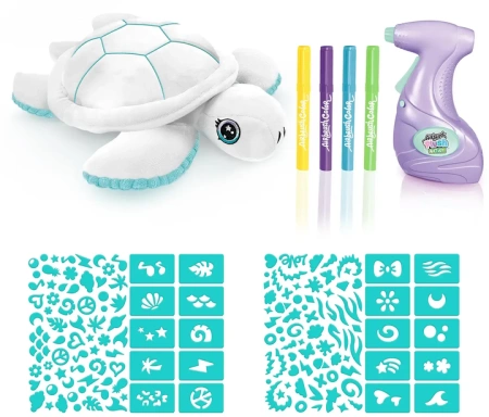 AIRBRUSH Plush Nature Żółw z aerografem Maskotka Pokoloruj pluszaka