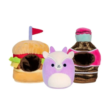 SQUISHVILLE KUCHNIA Zestaw 3 Maskotki Squishmallow Jedz i baw się Foodtruck