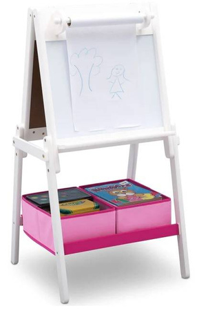 TABLICA MAGNETYCZNA DWUSTRONNA DZIECI DREWNIANA