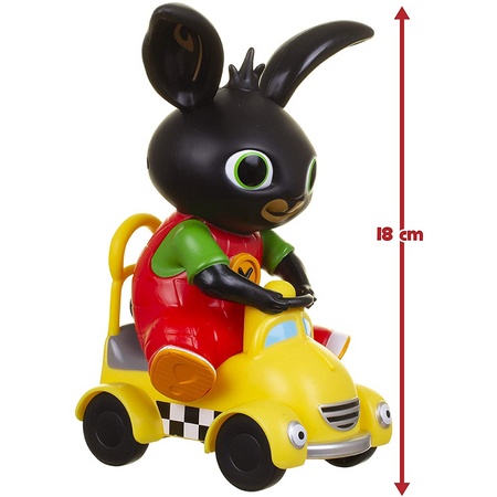 KRÓLIK BING FIGURKA ŻÓŁTA TAKSÓWKA AUTO DŻWIĘK
