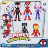 SPIDEY FIGURKI Superkumple 5 figurek Ghost Spider Black Panther Miles