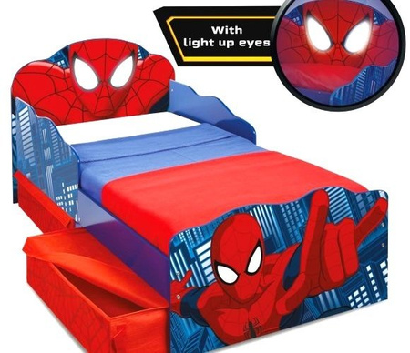 SPIDERMAN SPIDER MAN ŁÓŻKO łÓŻECZKO DZIECI ŚWIECI