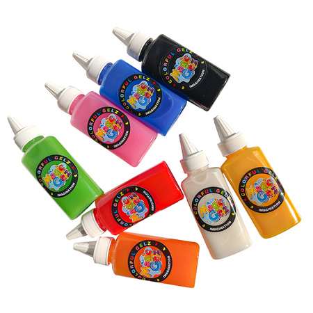 KLEJ ŻEL 3D CRYSTAL GLUE KREATYWNY ZESTAW W WIADERKU MASA PLASTYCZNA