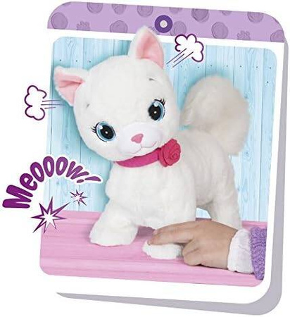 NTERAKTYWNY KOTEK BIANCA KOT BIANKA CHODZI MIAUCZY MSKOTKA 95847