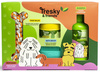 TRESKY & FRIENDS ZESTAW DLA PSA PIESKA SZAMPON BALSAM KOŚĆ ZABAWKI SZCZOTKA