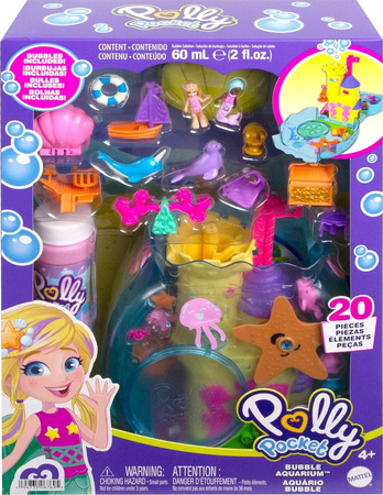 POLLY POCKET LALKI BĄBELKOWE AKWARIUM HHH51 MATTEL