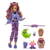 Monster High Piżama Party Lalka Clawdeen Wolf HKY67 AKCESORIA