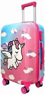 JEDNOROŻEC WALIZKA DZIECIĘCA KABINOWA PODRÓŻNA DLA DZIECI UNICORN SZYFR