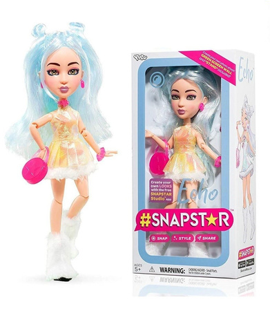 TM TOYS LALKA SNAP STAR Snapstar ECHO Aplikacja