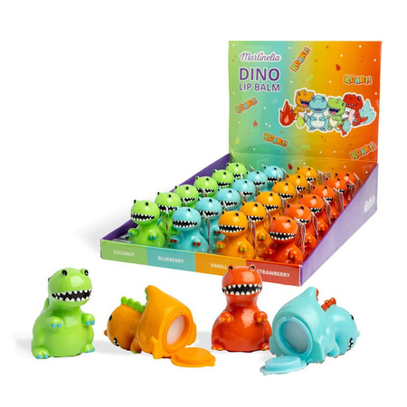 MARTINELIA BALSAM POMADKA BŁYSZCZYK DINOZAUR DINOZAURY DLA DZIECI
