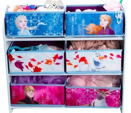 KRAINA LODU 2 REGAŁ POJEMNIKI ORGANIZER DLA DZIECI