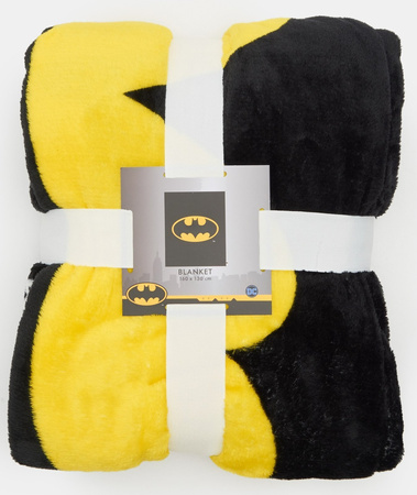 BATMAN DUŻY CIEPŁY KOC KOCYK PLED NARZUTA 130X160