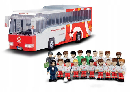 COBI MISTRZOWSKI BUS KLOCKI PZPN ŁĄCZY NAS PIŁKA