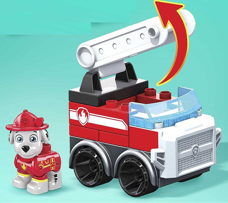 PSI PATROL MEGA BLOKS KLOCKI WIEŻA POJAZDY PIESKI