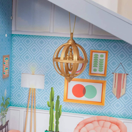 KIDKRAFT EMILY DREWNIANY DOMEK DLA LALEK MEBELKI