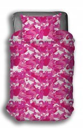 POŚCIEL MORO PANTERKA RÓŻOWA MŁODZIEŻOWA 200X200