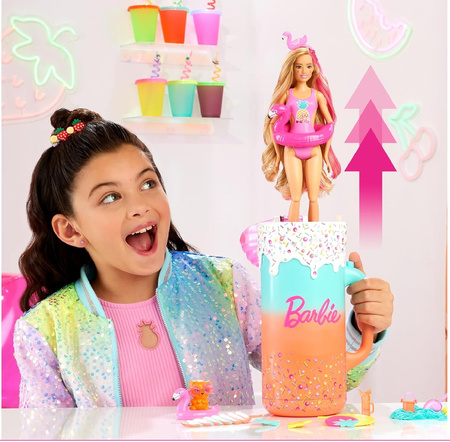 BARBIE POP REVEAL Tropikalne smoothie LALKA Zestaw prezentowy HRK57