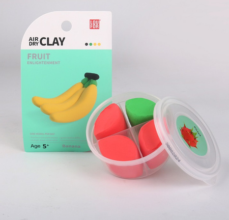 MASA PLASTYCZNA ZESTAW SUPER CLAY PIANKOLINA OWOCE SENSORYCZNE